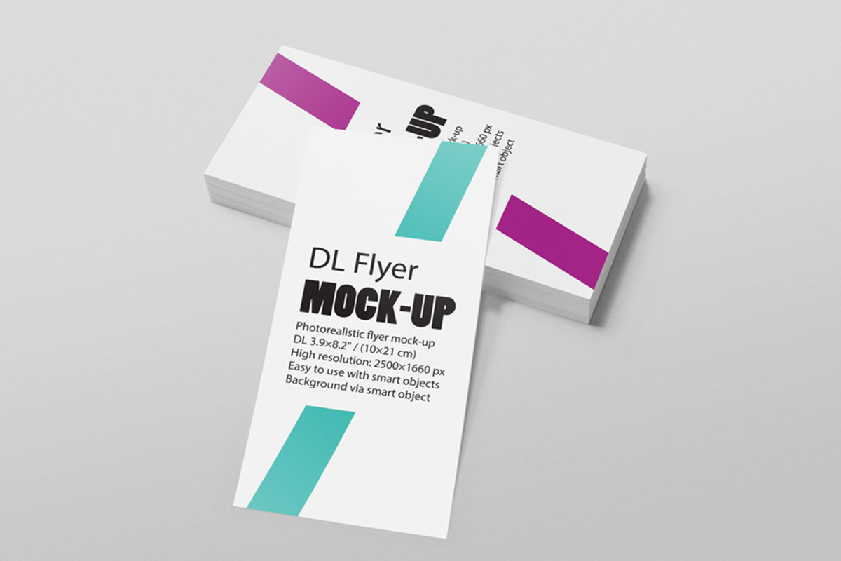 DL Flyer Mockup, a Print Template by resumetemplathttps://d3es (Photo 7 of 14)