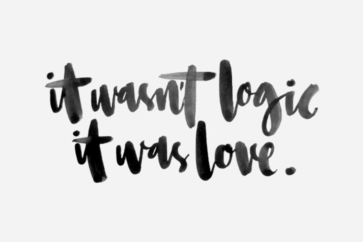Hand Lettering Calligraphy, an Illustration by hellopop design (Photo 1 of 3)