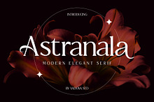Astranala Modern Elegant Serif Font