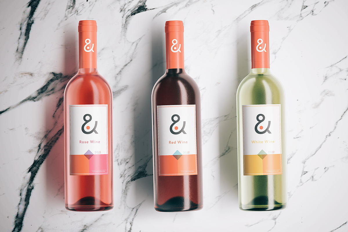 Wine Mockup Bundle, a Packaging Mockup by As Good As Possible (Photo 14 of 14)
