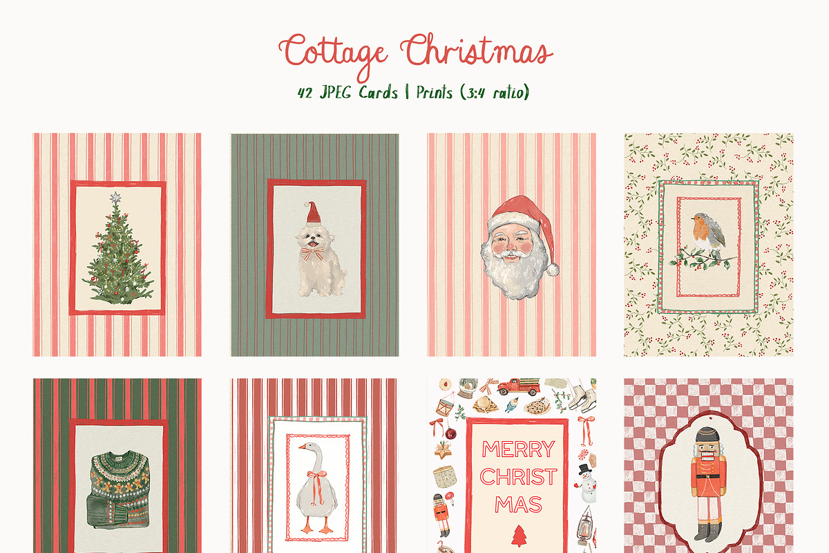 Christmas Illustrations & Templates, a Decorative Illustration by whiteheartdesign (Photo 9 of 25)