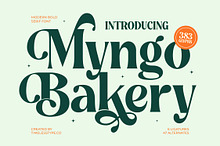 Myngo Bakery Modern Serif Font