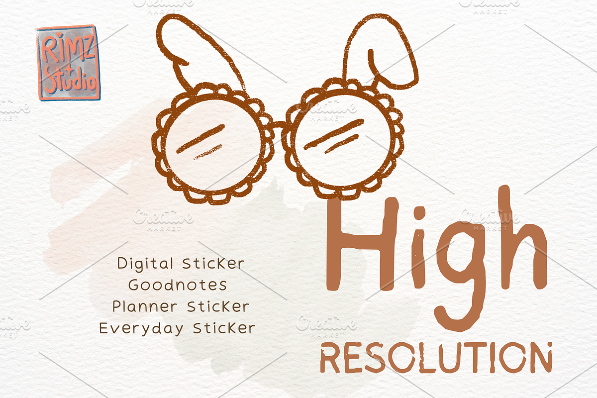 Easter Doodle Elements Hand Drawn, an Illustration by RimzStudio (Photo 2 of 10)