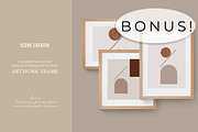 WHITE CANVAS. MOCKUP BUNDLE., a Poster Template by OntheMoon (Thumbnail 8 of 10)