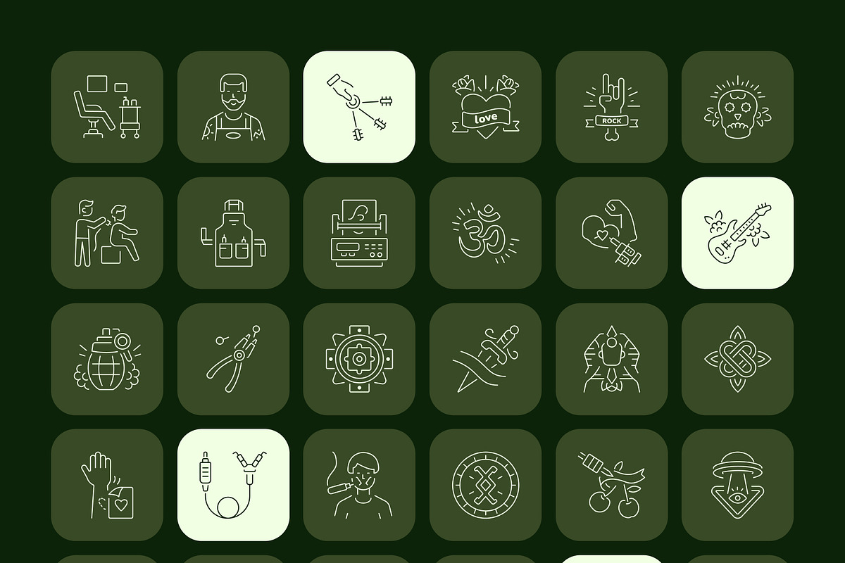 1390 Cultural and Historical Icons, an Outline Icon by Prosymbols (Photo 24 of 25)