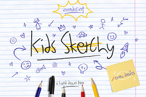 Kids Sketchy - Handwritten Font