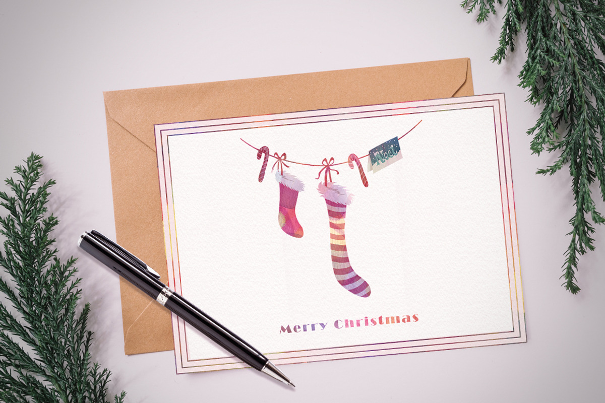 Season's Greetings Graphics Set, a Decorative Illustration by Dapper Dudell (Photo 4 of 5)