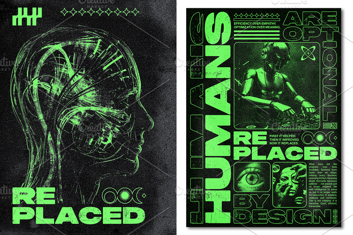 Brutalist Anomalies Poster Set, a Poster Template by Black Cat Studio (Photo 7 of 11)