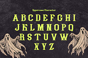 Hexoria - Halloween Display Font, a Serif Font by Flawless And Co (Thumbnail 6 of 10)