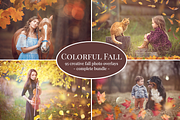 Colorful Fall Photo Overlays