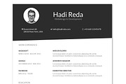 A4 Curriculum Vitae Resume Template, a Resume Template by athadi (Thumbnail 4 of 5)