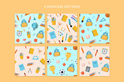 Back to school vector clipart, an Education Illustration by Nadezhda Mikhailova (Thumbnail 7 of 9)