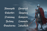 NCL Basefigh, a Blackletter Font by Enxyclo Studio (Thumbnail 13 of 16)
