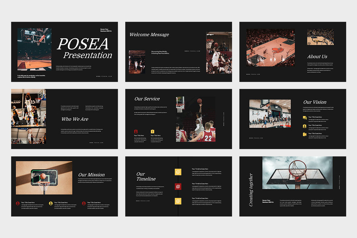 Posea : Sport Event Powerpoint, a Presentation Template by Punkl Camp (Photo 6 of 9)