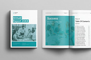 Annual Report Template, a Brochure Template by MassiveCreator (Thumbnail 1 of 8)