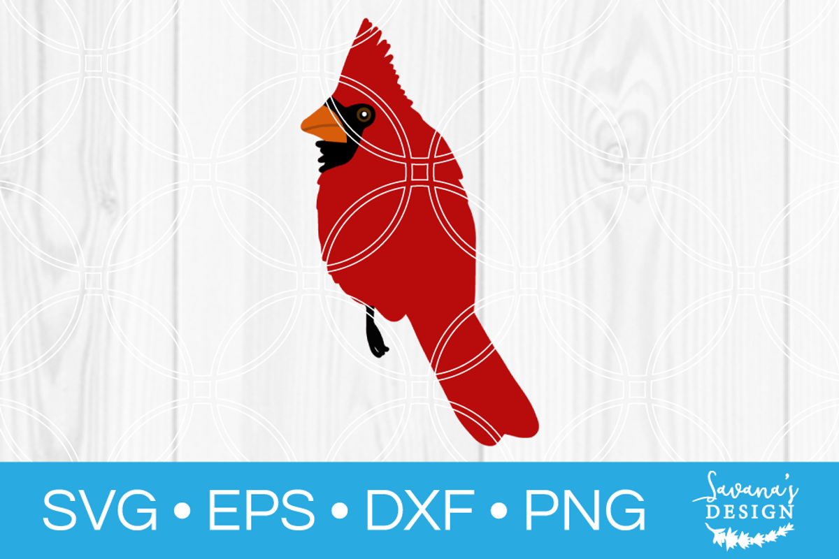 Cardinal SVG Bird Cut File, an Illustration by SavanasDesign