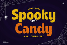 Spooky Candy – Halloween Font