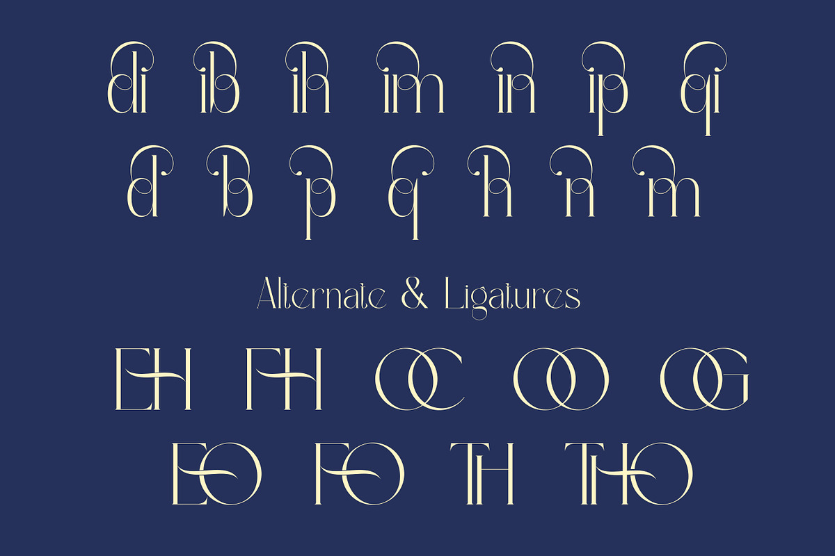 Diemha - Elegant Serif Font, a Serif Font by Muflieart (Photo 8 of 10)