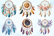 Dreamcatchers clipart bundle, an Illustration by Craft Nest (Thumbnail 5 of 9)