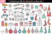 Christmas Wish Collection Bundle, an Illustration by Miss Tiina (Thumbnail 1 of 9)