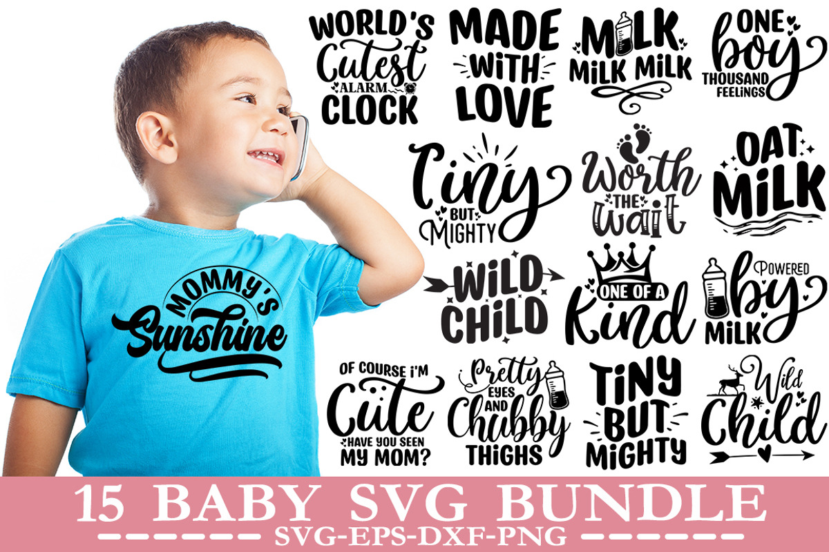 Baby SVG Bundle, a Graphic by Buysvgbundles (Photo 1 of 8)