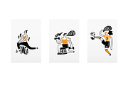 Hand Draw Doodle Set, a Person Illustration by Huza Studio (Thumbnail 6 of 7)