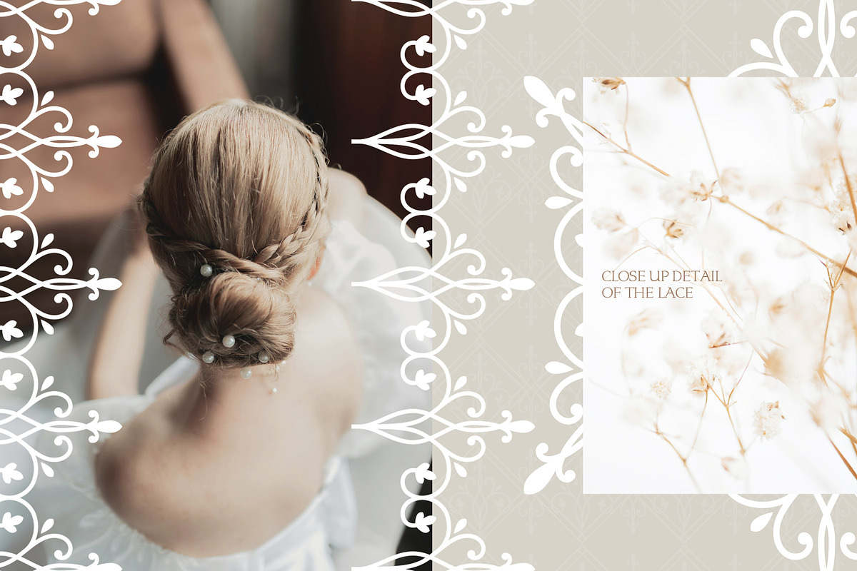 LACE DIARY 01 Vintage Rococo Romance, a Background Graphic by Euonia Meraki (Photo 12 of 18)