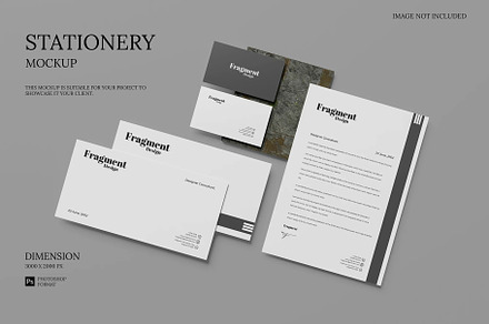 Minimalist Stationery - Mockup