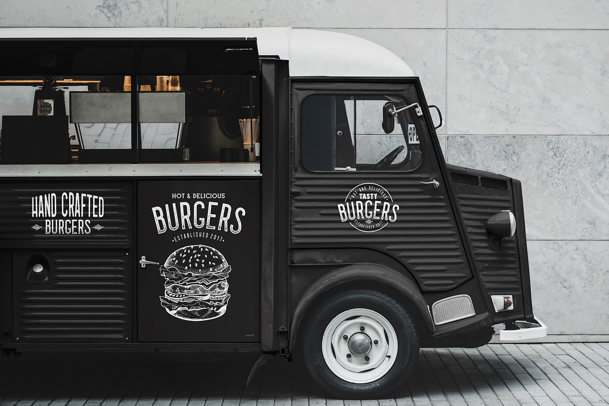 Food Truck Illustrations, a Food Illustration by BarcelonaShop (Photo 2 of 4)