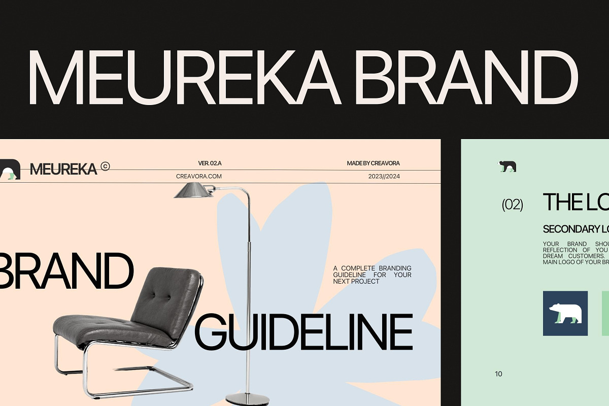 Meureka - Brand Guidelines, a Presentation Template by Creavora (Photo 6 of 10)