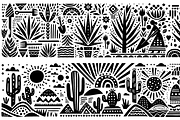 Vintage Flowers Folk Art, a Decorative Illustration by devastd (Thumbnail 12 of 28)