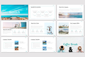 Debeach - Google Slides Template