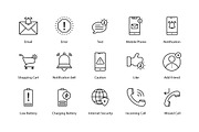 Notifications icons, an Icon by Vector Squad (Thumbnail 2 of 5)