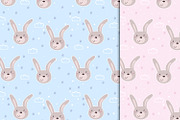 Cute rabbits patterns colection!, a Pattern Graphic by Irene_Boiko_ART (Thumbnail 21 of 21)