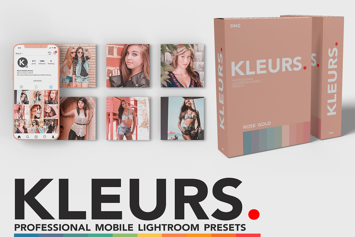 ROSE GOLD MOBILE LIGHTROOM PRESET, a Preset Add-On by Fltrr Lightroom Presets (Photo 2 of 12)