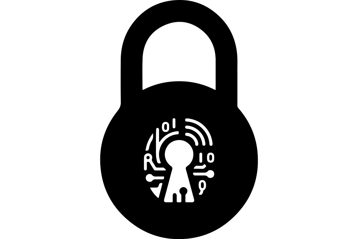 Padlock and Security Keyhole, a Technology Illustration by balal (Photo 3 of 13)