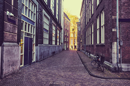 Amsterdam brick street