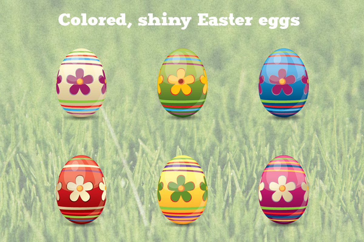 Colored Easter Eggs