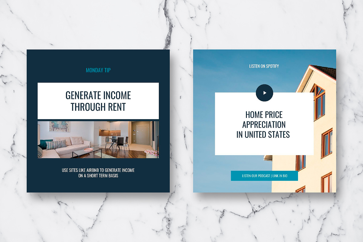 Real Estate Instagram Template Canva, a Social Media Template by Design District (Photo 18 of 39)