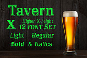 Tavern X, a Font by FontMesa (Thumbnail 1 of 6)