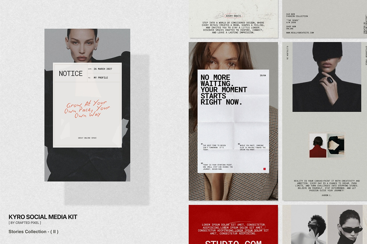 KYRO | Instagram Template (II), a Social Media Template by Crafted Pixel (Photo 3 of 10)