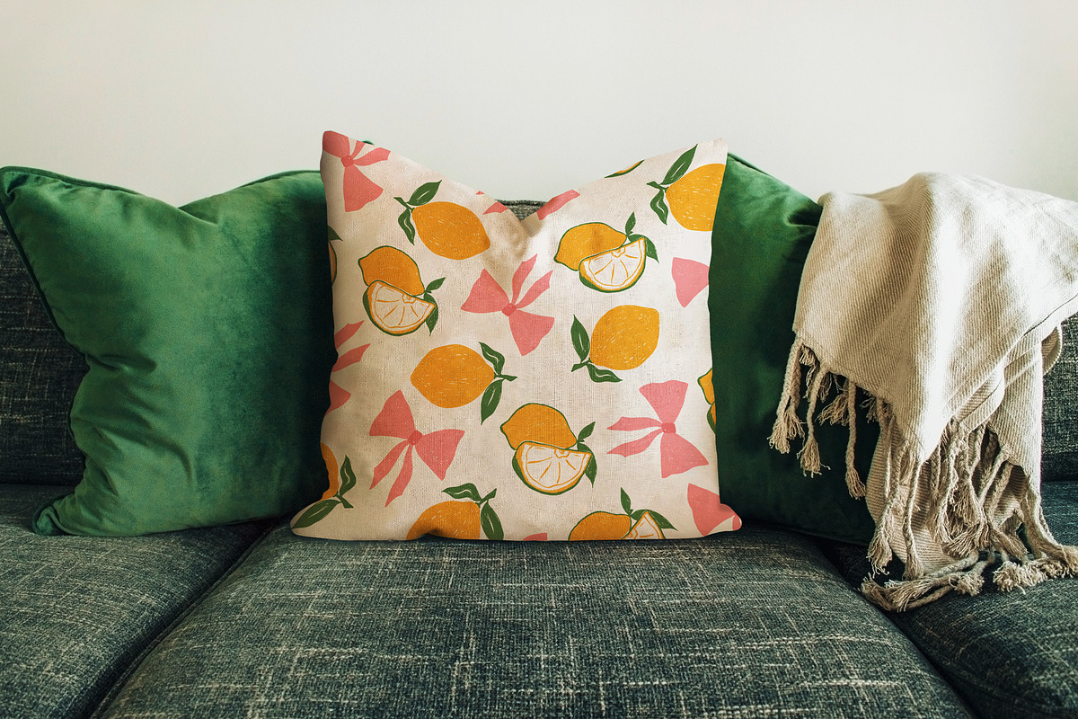 Lemons Pattern, a Pattern Graphic by Groovy Arts (Photo 2 of 5)