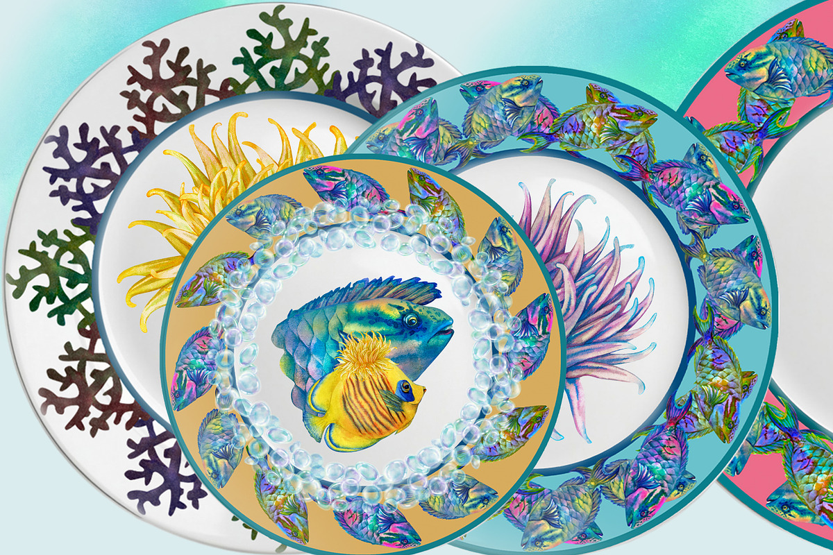 Neon Reef Creator Pack, an Animal Illustration by EL_SUHOVA (Photo 7 of 13)