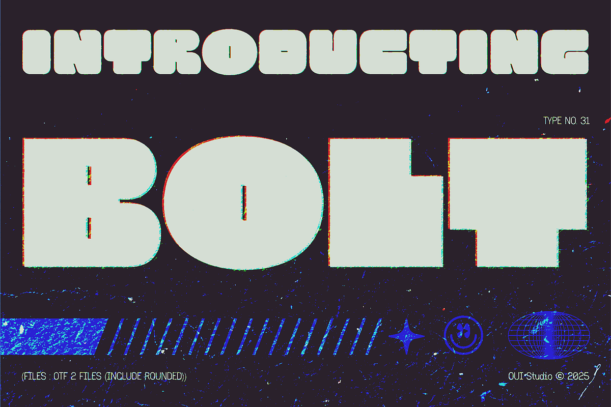 Bolt Geometric Sans Serif Font, a Font by Oui Studio (Photo 1 of 10)