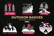 Outdoor Logo Badges, Part II, a Branding & Logo Template by 2dvillShop (Thumbnail 1 of 9)