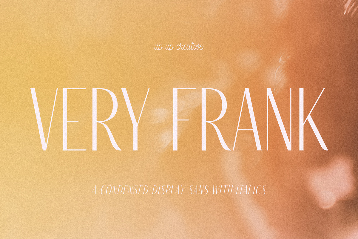 Very Frank, A Condensed Sans, a Sans Serif Font by Up Up Creative (Photo 11 of 16)