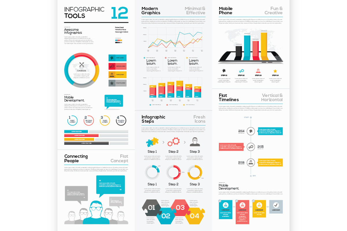 Infographic Tools 12, a Technology Illustration by Infographic Template ...