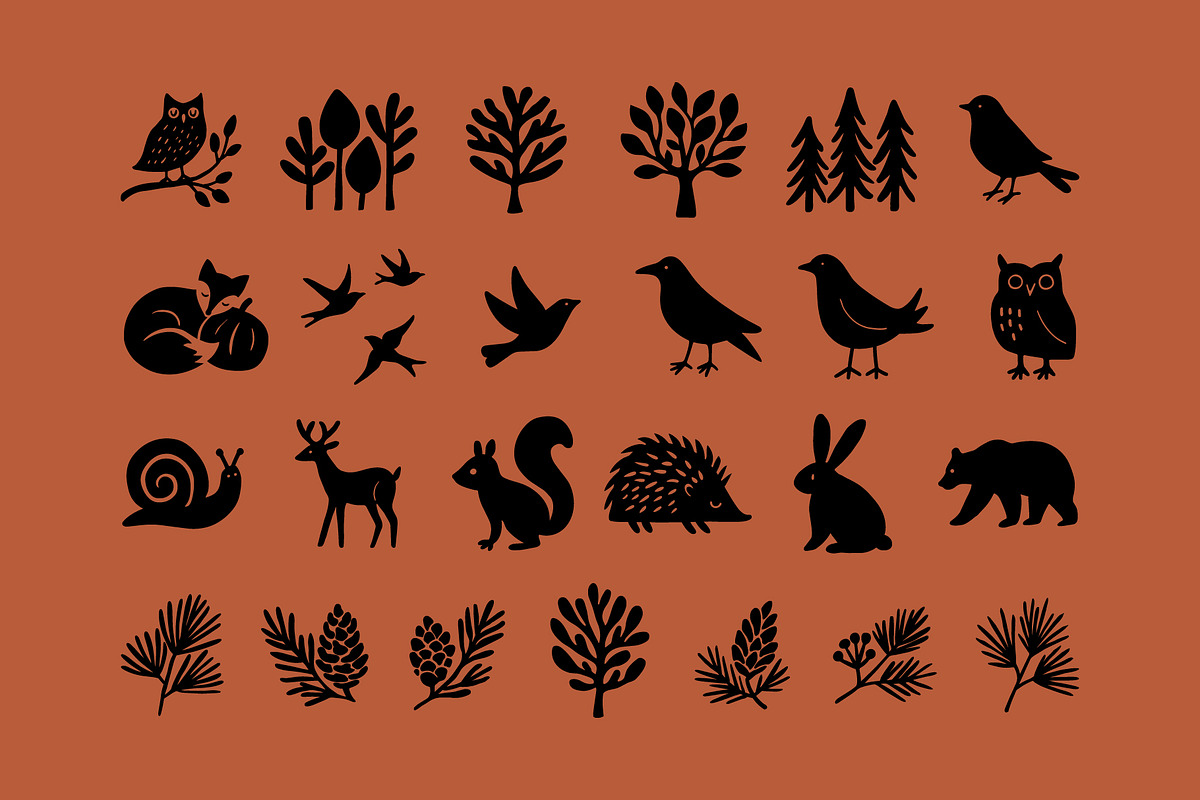 Autumn Nature & Botanical Clipart, a Decorative Illustration by NatalieArtShop (Photo 2 of 16)
