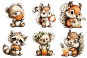 Whimsical Summer Animals Clipart, a Seasonal Illustration by Daily.Designs (Thumbnail 4 of 4)