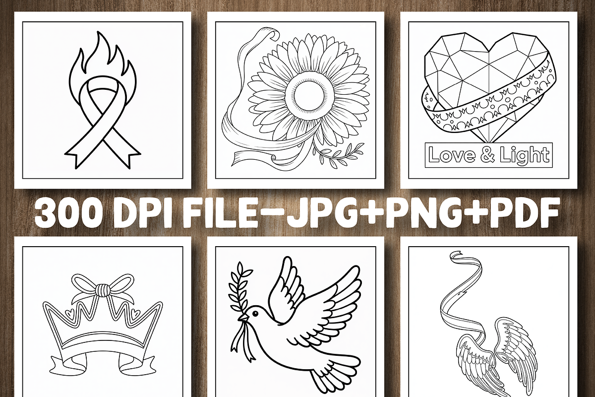 Breast Cancer Coloring Pages, a Person Illustration by Design Station (Photo 2 of 5)